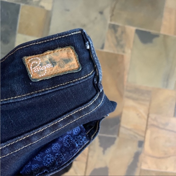 PAIGE•Size 27•Laurel Canyon Bootcut Jeans•Dark Rinse Wash•Very Gently Worn🌼 - Picture 11 of 12